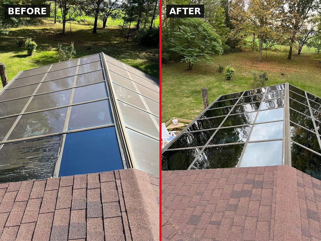 Sunroom Glass Cleaning in Rocky Mount, VA by Pro-Shine Softwash